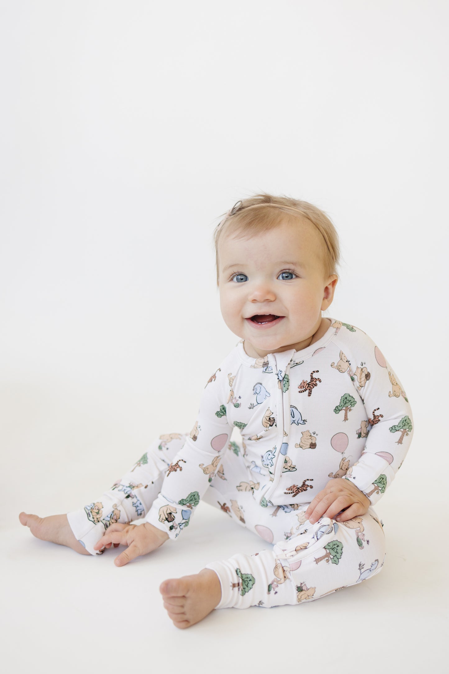 Pooh | Bamboo Zip Romper