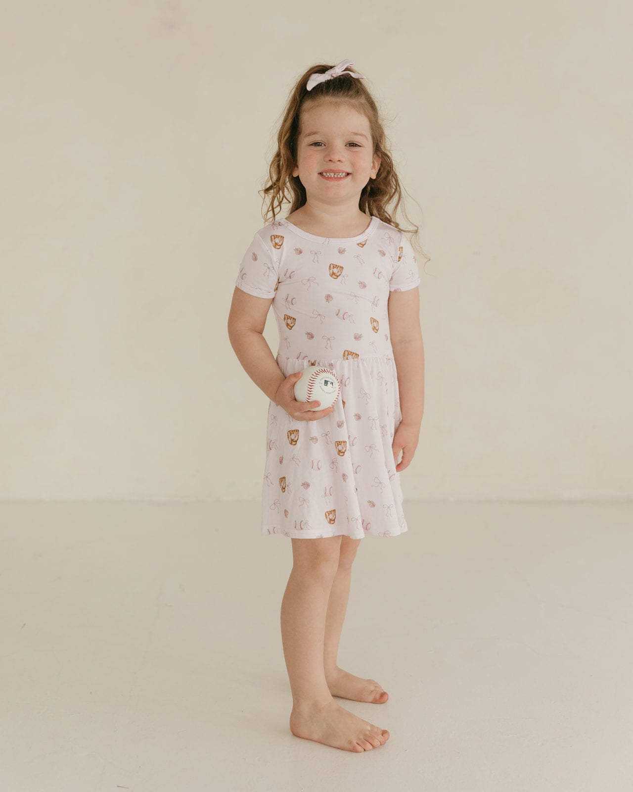 Pink Baseball | Twirl Dress