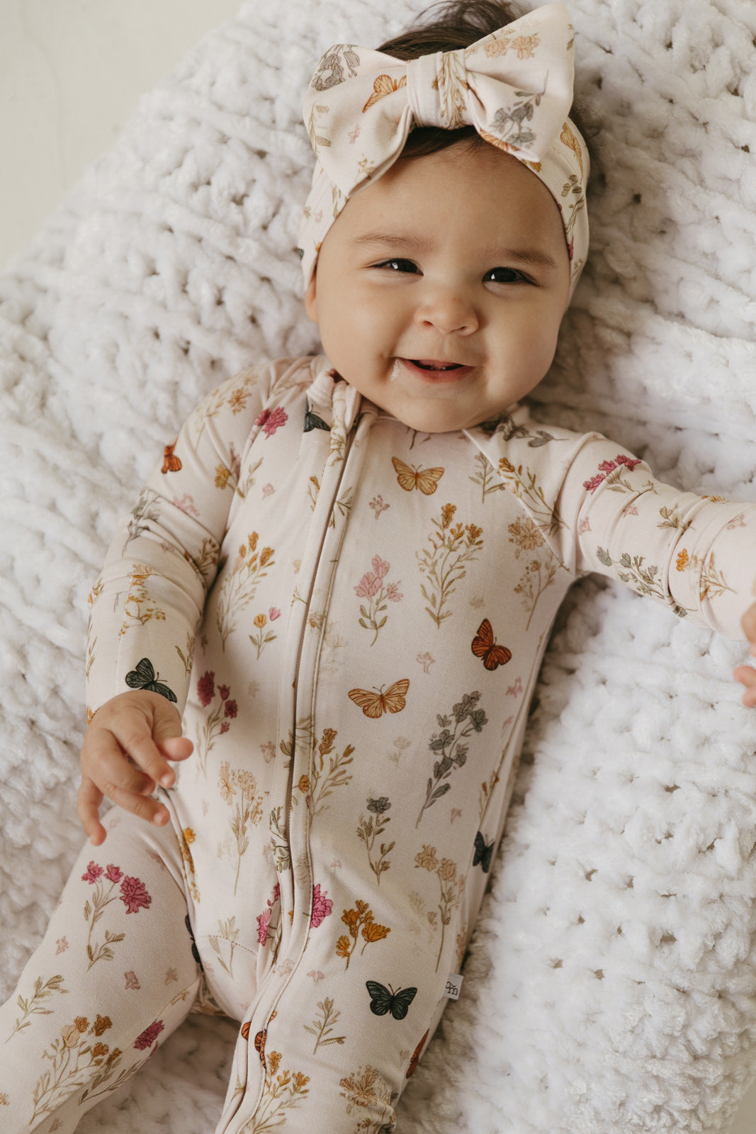 Wildflower | Bamboo Zipper Pajamas