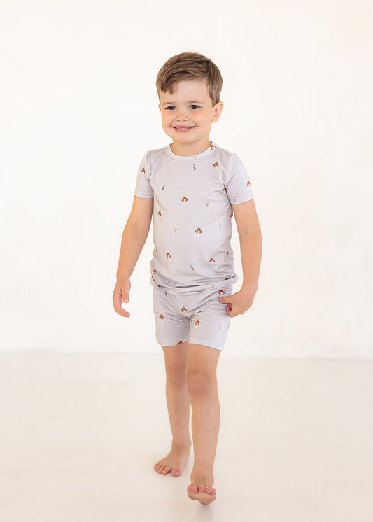 Mushroom | Bamboo Short Set