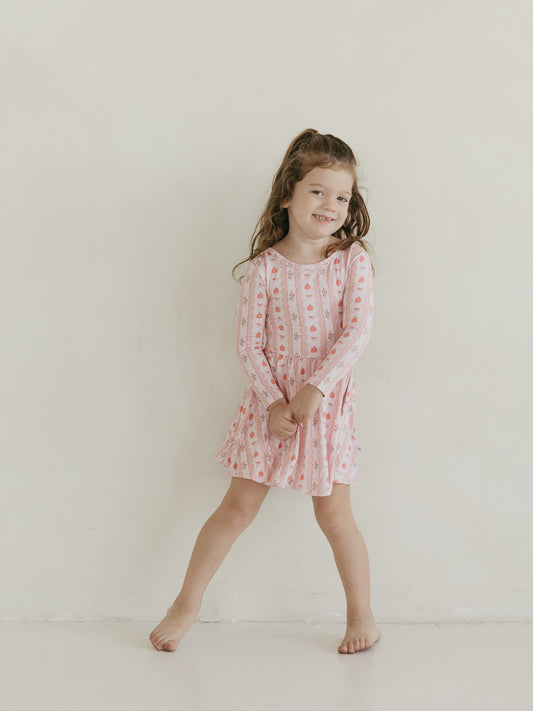 Pumpkin Patch | Long Sleeve Twirl Dress