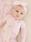 Bows | Bamboo Zip Pajamas