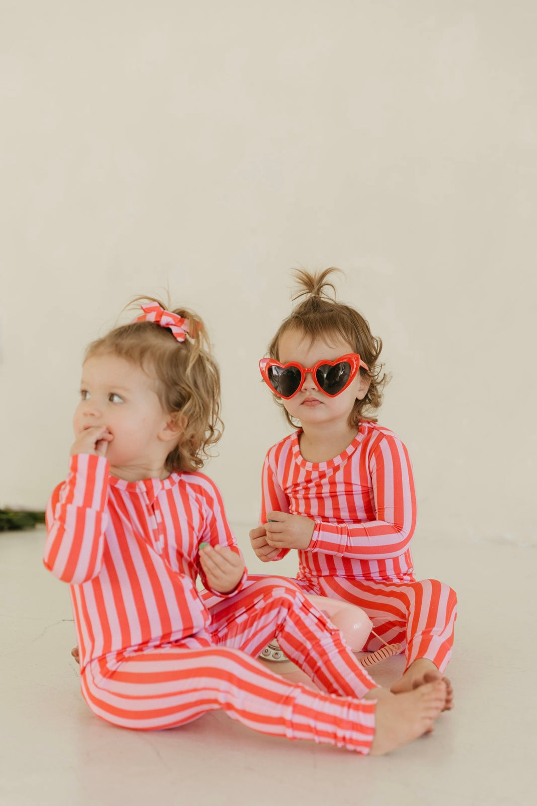 Pink Stripes | Bamboo Two Piece Pajamas