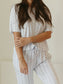 Blue Cottage Rose | Women's Ruffle Set