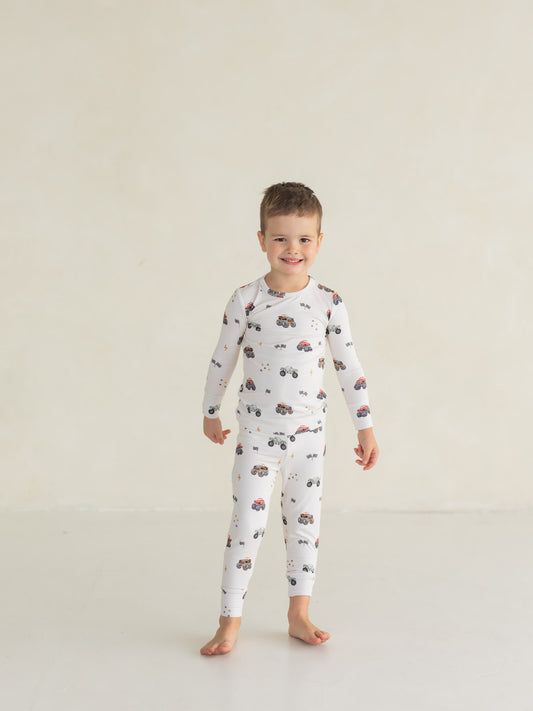 Monster Truck | Bamboo Two Piece Pajamas