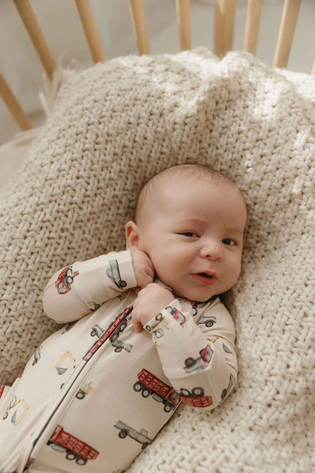 Truckin | Bamboo Zipper Pajamas