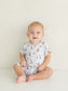 Cowboy | Bamboo Short Sleeve Romper