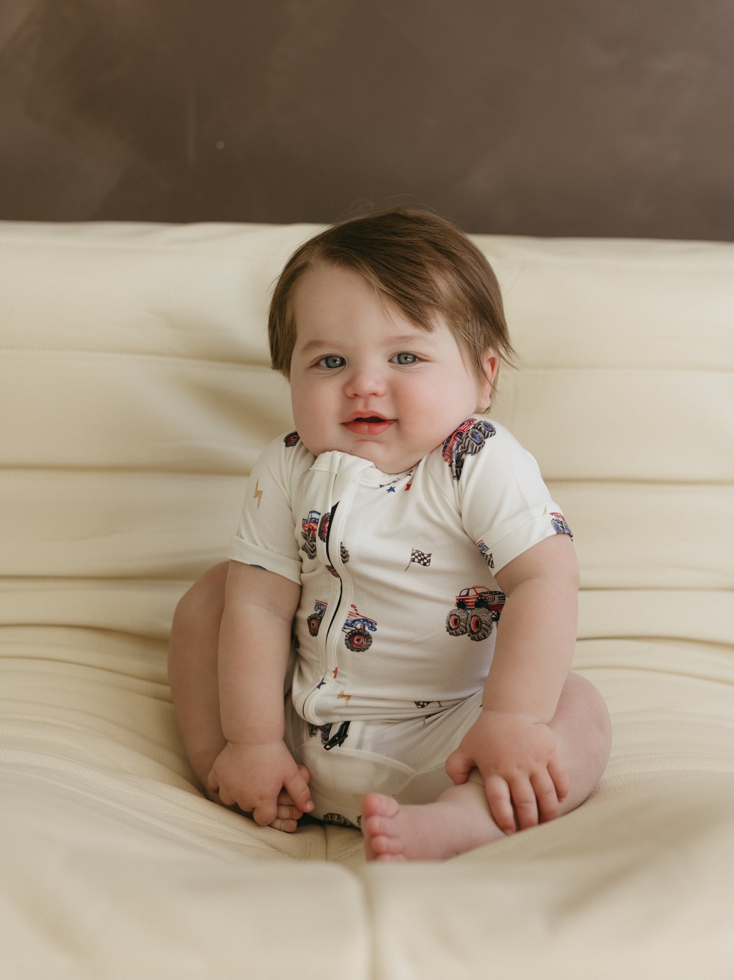 Red, White & Vroom | Summer Romper