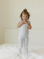 Blue Cottage Rose | Bamboo Ruffle Set