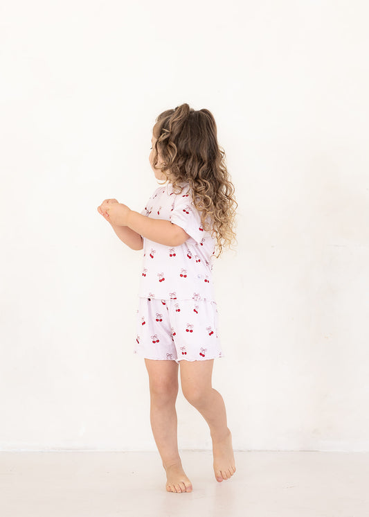 Cherry | Bamboo Daywear Short Set