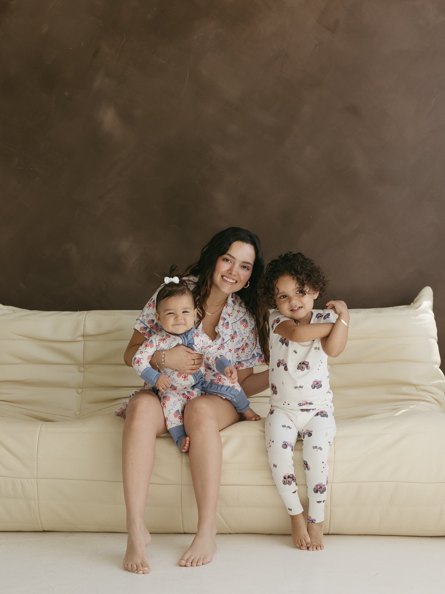 America's Sweetheart | Bamboo Ruffle Zipper Pajamas