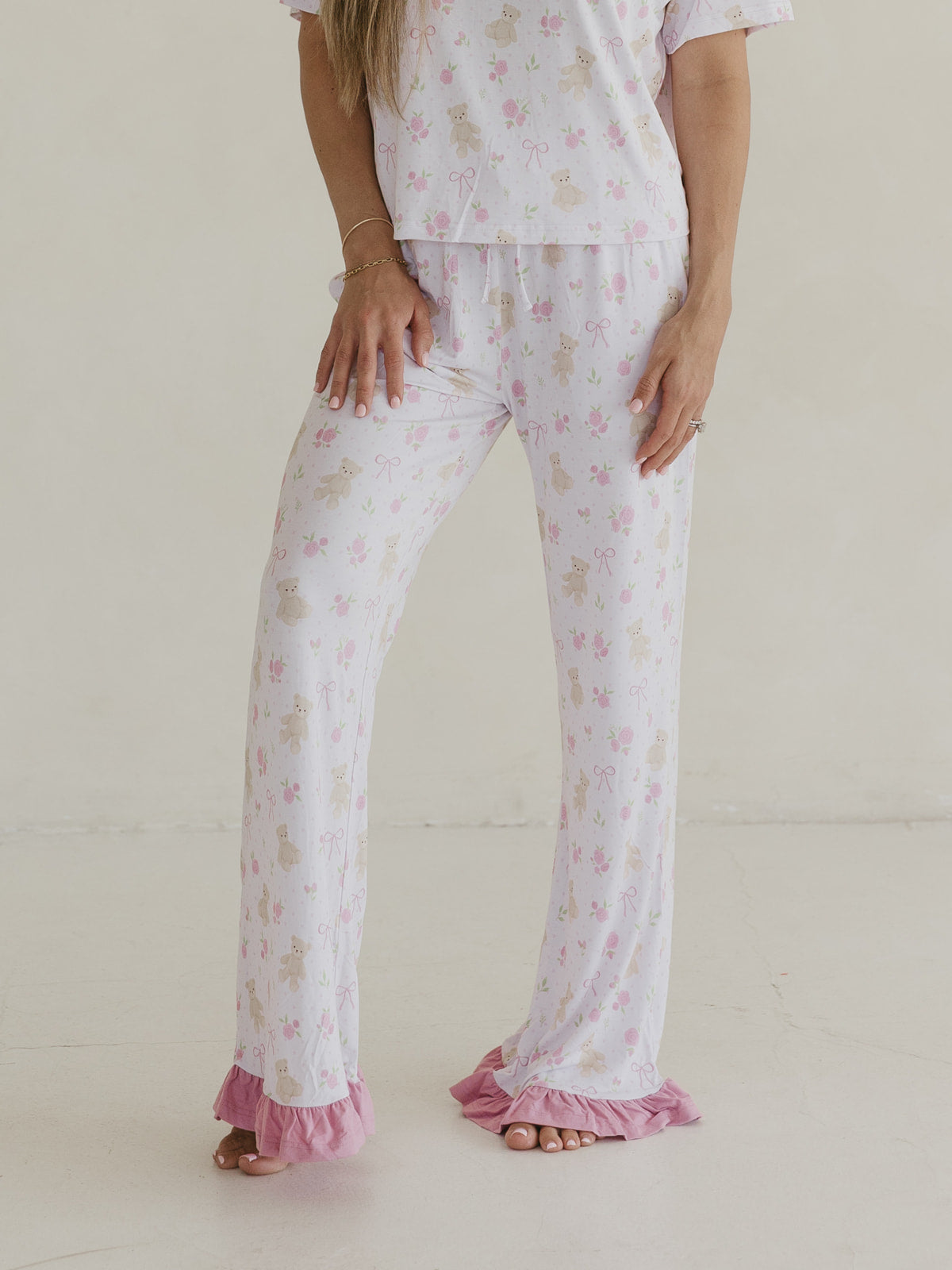 Beary Sweet | Women's Ruffle Pajama Set