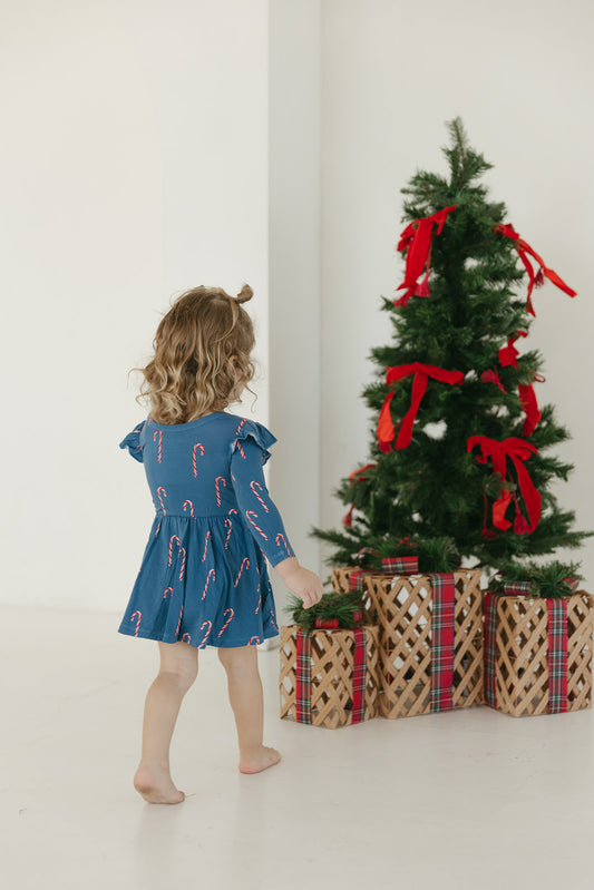 Candy Cane Lane | Bodysuit Twirl Dress