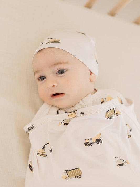 Construction | Bamboo Swaddle + Beanie Set