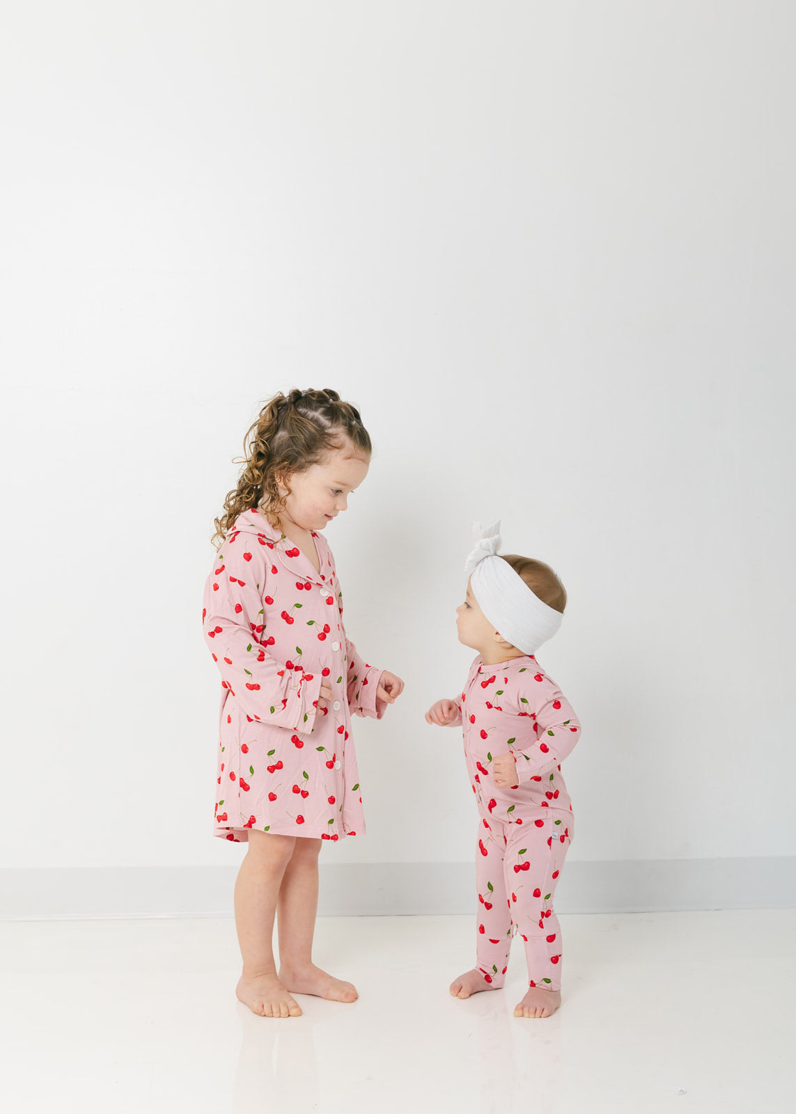 Valentine Cherries | Bamboo Zip Pajamas