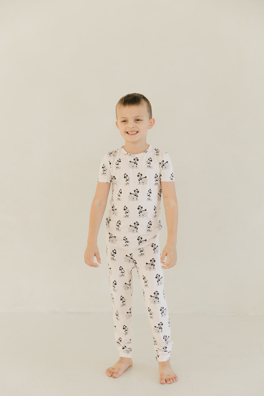 Steamboat Willie | Bamboo Short Sleeve Pajamas