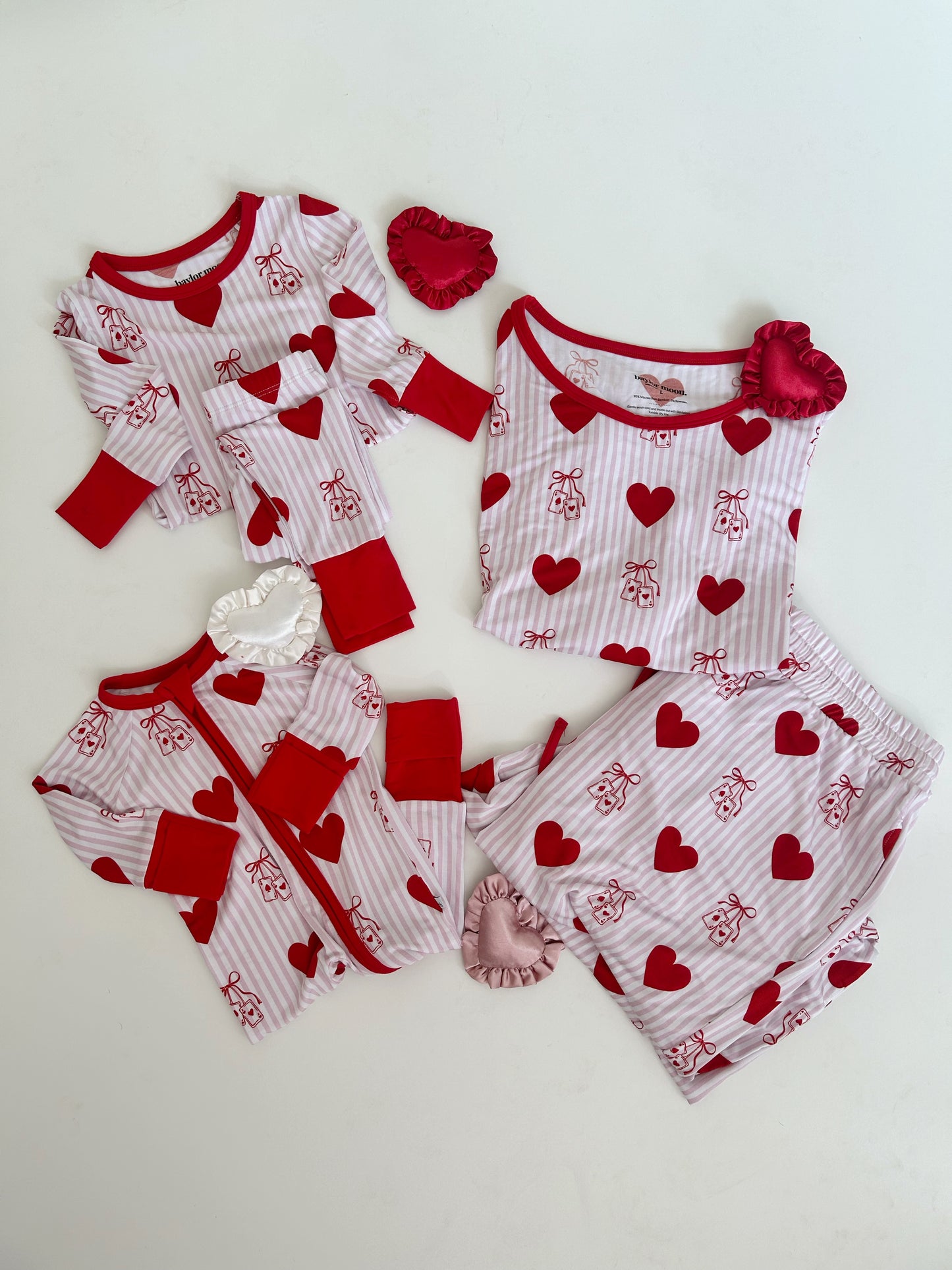 Ace of Hearts | Bamboo Zipper Pajamas
