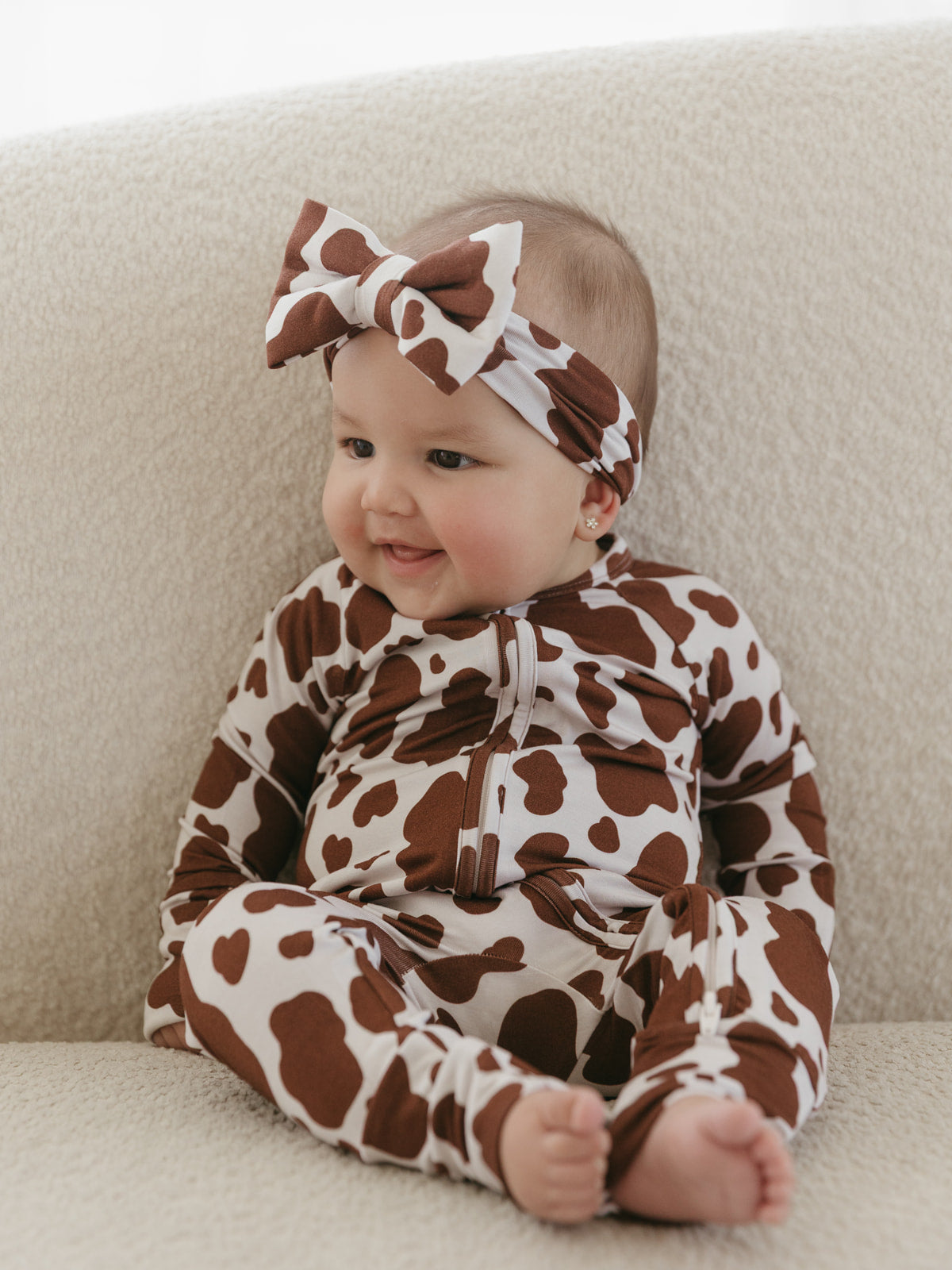 Moo'd | Bamboo Zipper Pajamas