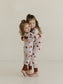 Footballs & Bows | Bamboo Zipper Pajamas