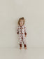 Footballs & Bows | Bamboo Zipper Pajamas