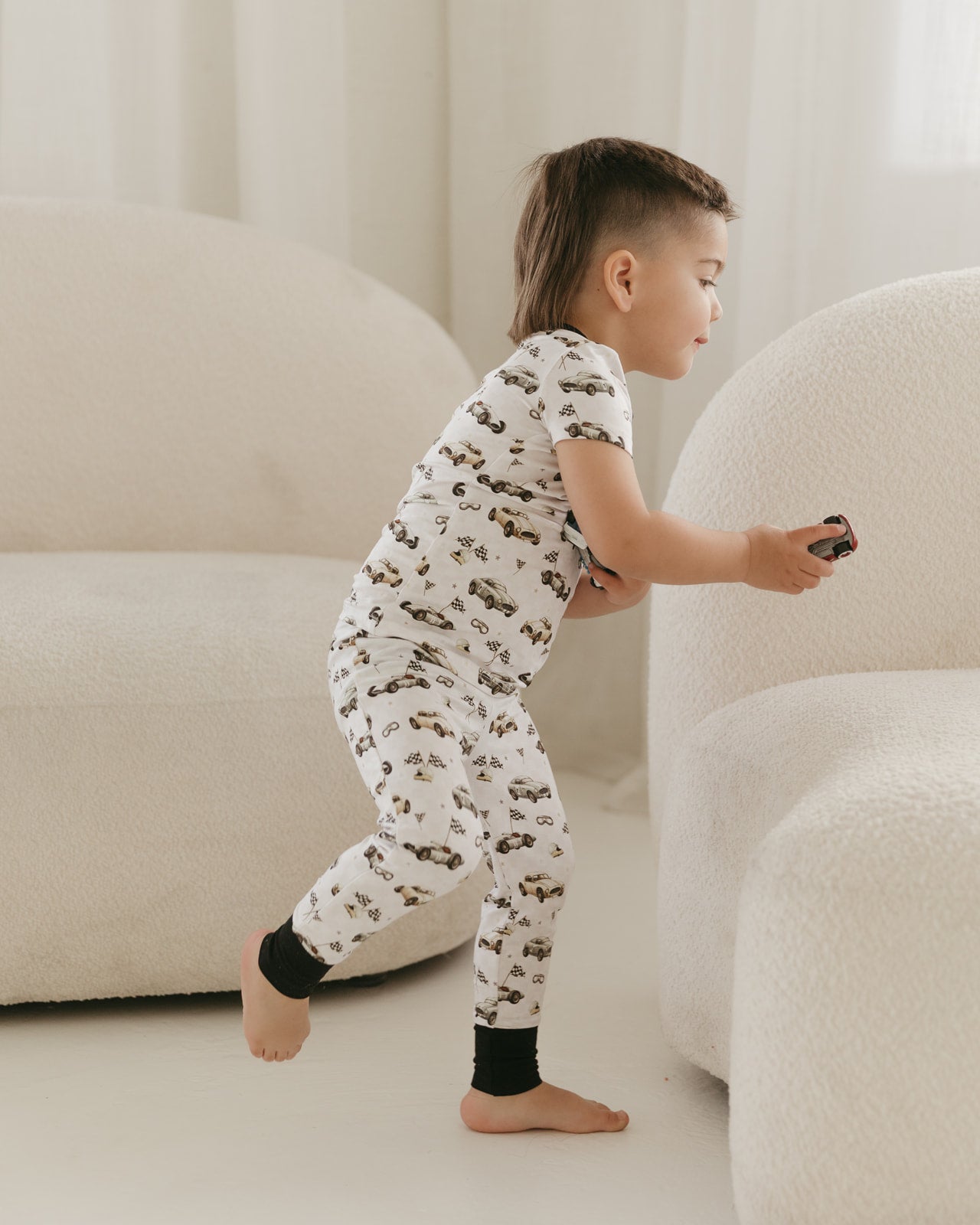 Race Car | Bamboo Short Sleeve Pajamas