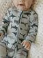 Sharks Cove | Bamboo Zipper Pajamas