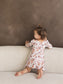 Fall Floral (Ribbed) | Bamboo Flutter Twirl Dress with Bodysuit