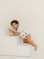 Red, White & Vroom | Terry Bubble Romper