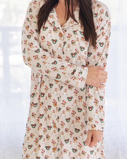 Pooh (Ribbed) | Women's Bamboo Nightgown