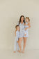 Blue Smiley | Women's Bamboo Pajama Set