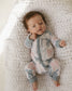 Cotton Candy Bows | Bamboo Zipper Pajamas