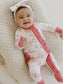 Unicorn | Bamboo Ruffle Zipper Pajamas