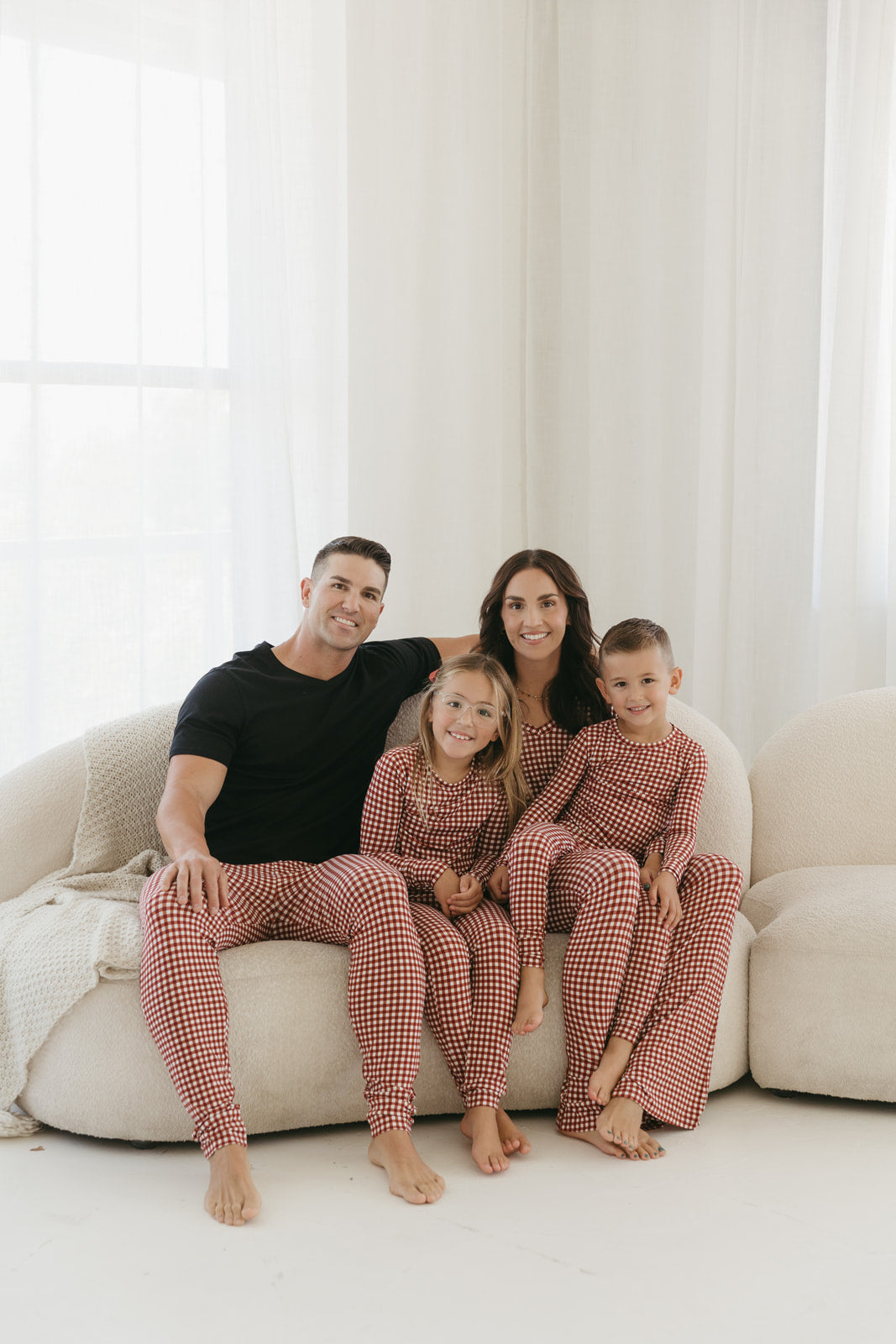 Merry Gingham | Bamboo Two Piece Pajamas