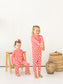 Pink Checkerboard | Bamboo Zipper Pajamas