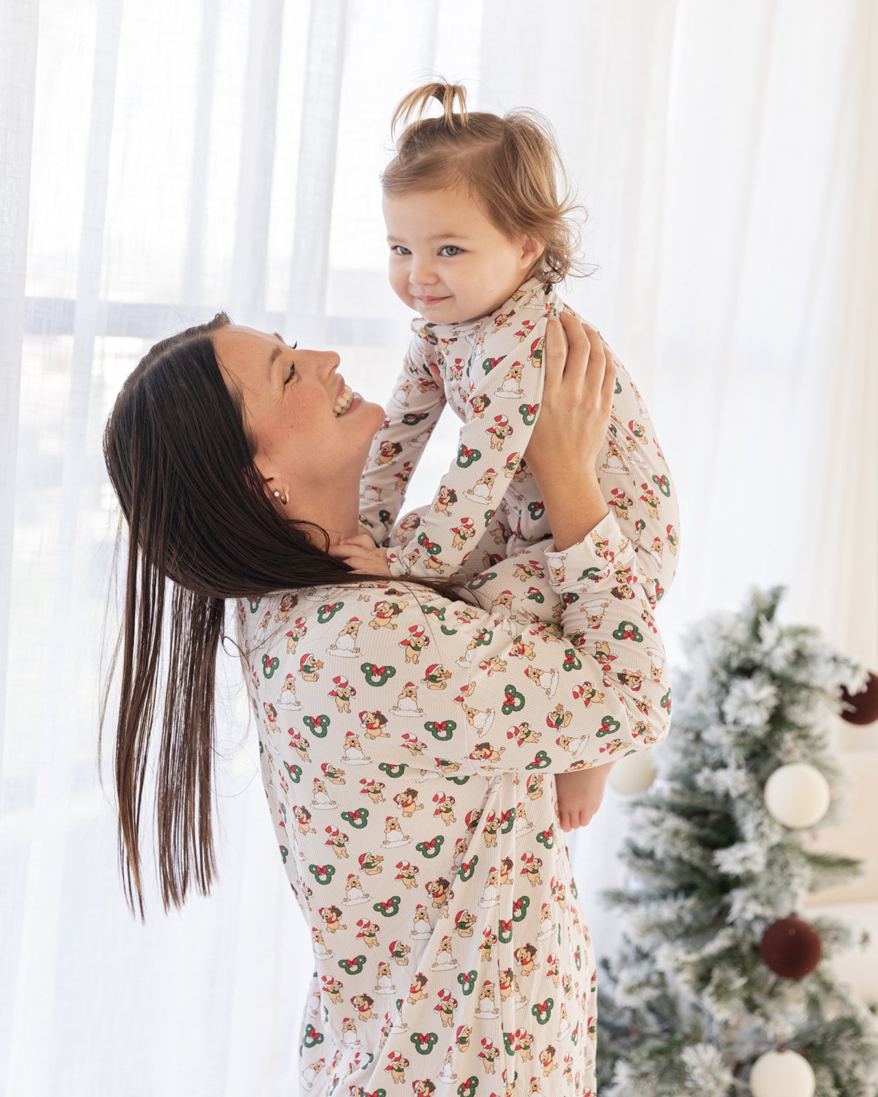 Pooh (Ribbed) | Bamboo Zipper Pajamas