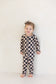 Checkerboard | Bamboo Zipper Pajamas