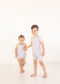 Mushroom | Bamboo Pom Twirl Romper