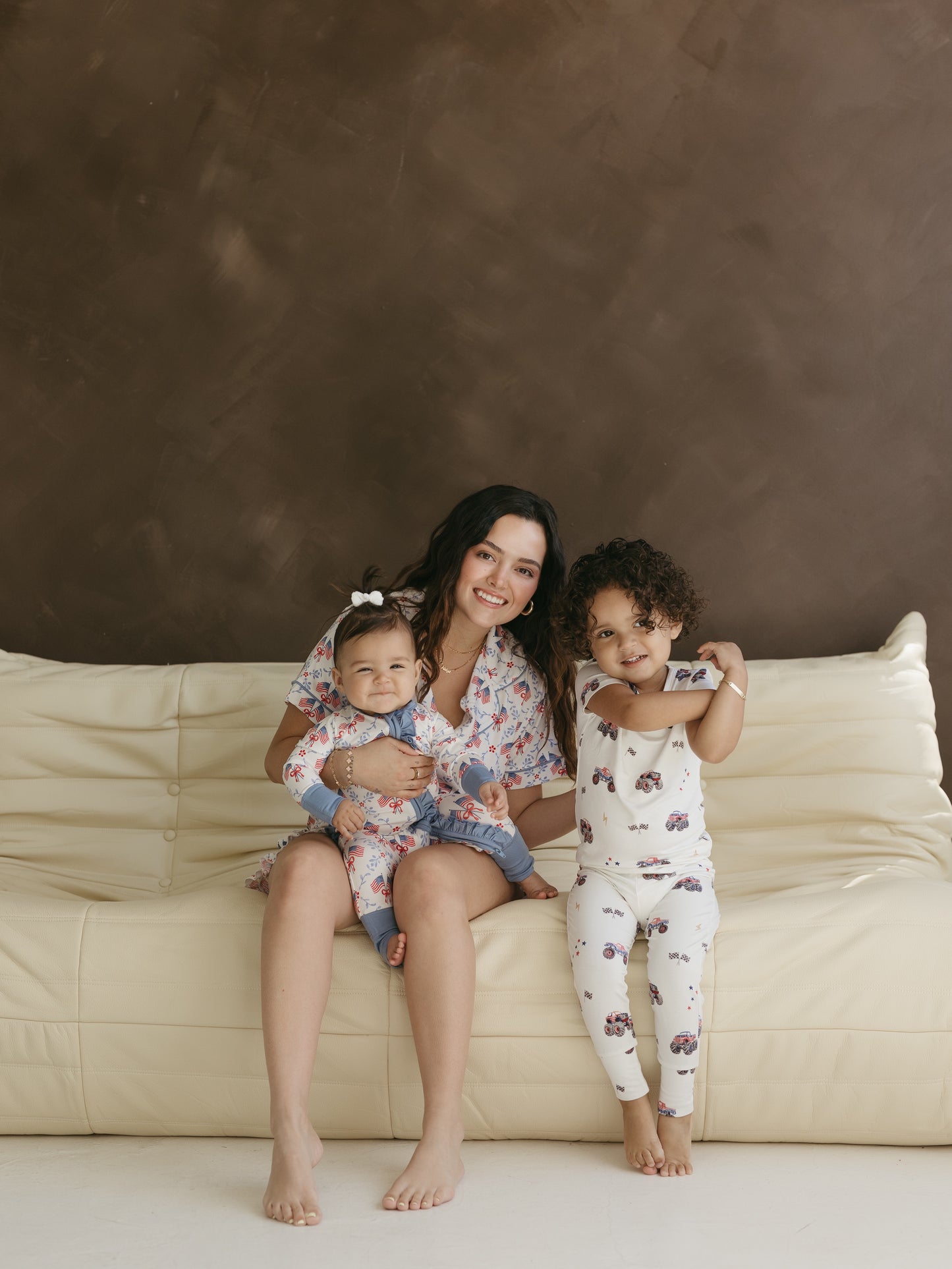 America's Sweetheart | Bamboo Ruffle Zipper Pajamas