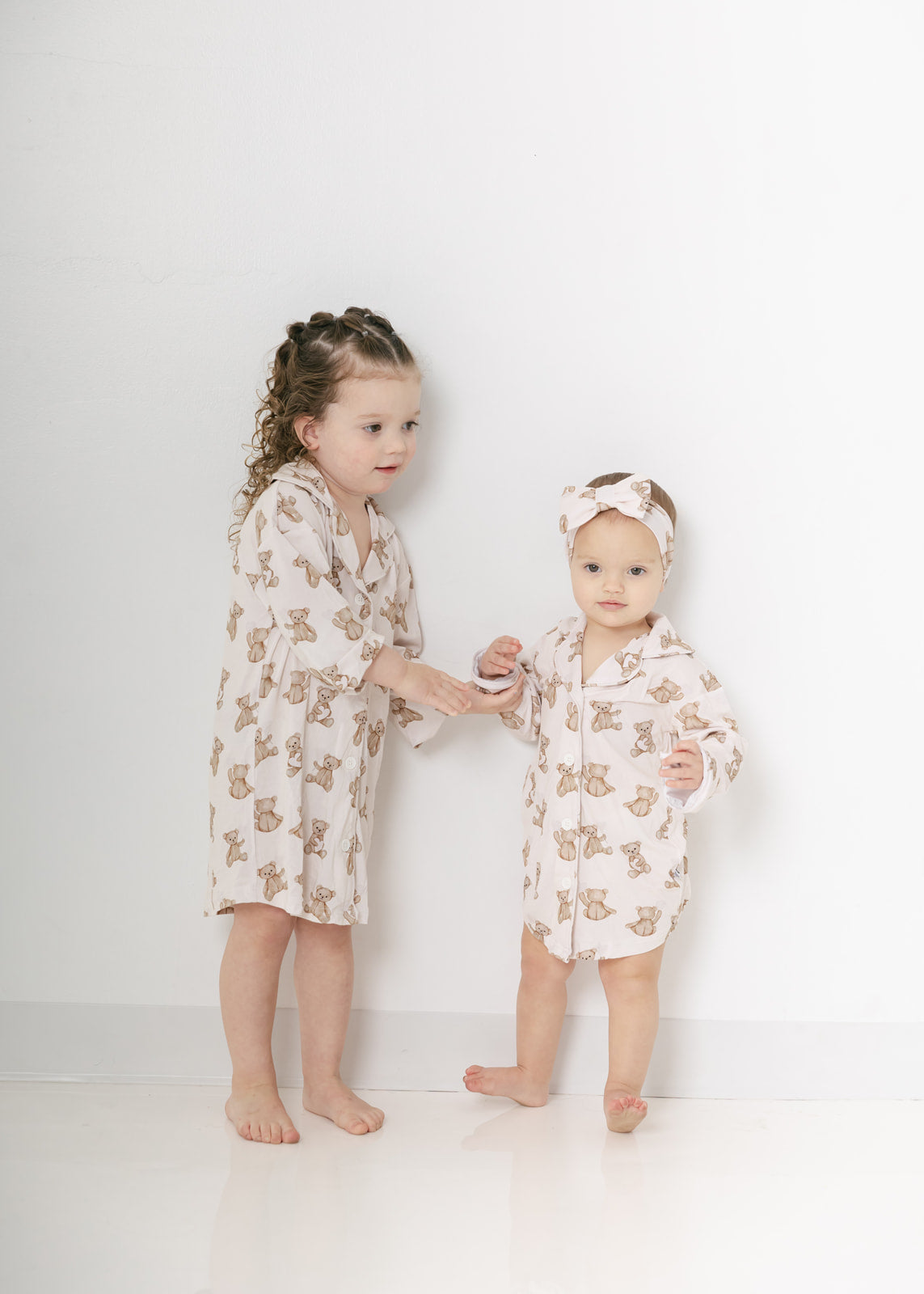 Valentine Bears | Bamboo Toddler Nightgown