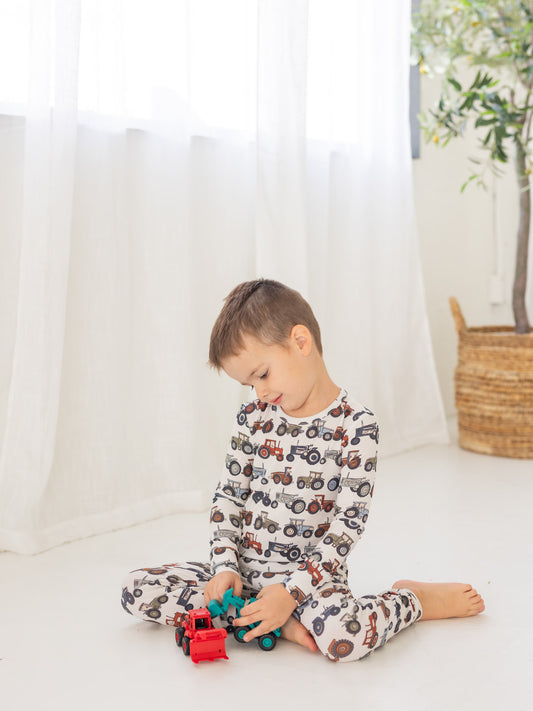 Tractor | Bamboo Two Piece Pajamas