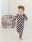 Checkerboard | Bamboo Zipper Pajamas
