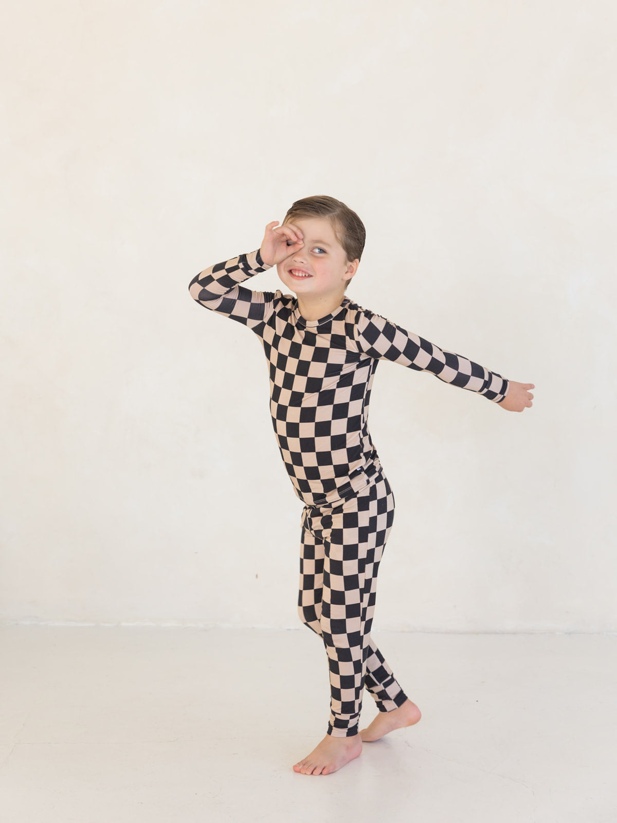 Checkerboard | Bamboo Two Piece Pajamas
