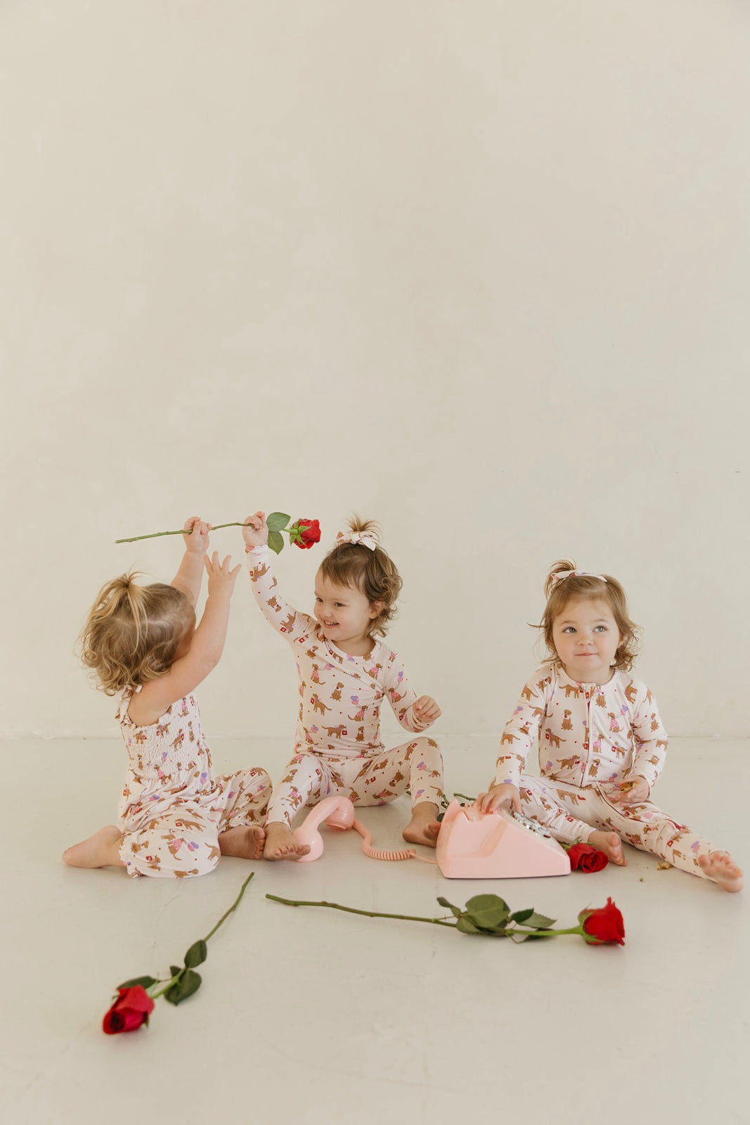 Puppy Love Letters | Bamboo Smocked Jumpsuit