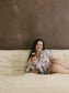 America's Sweetheart | Bamboo Ruffle Zipper Pajamas