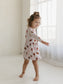 Footballs & Bows | Long Sleeve Twirl Dress