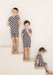 Checkerboard | Bamboo Toddler Short Set