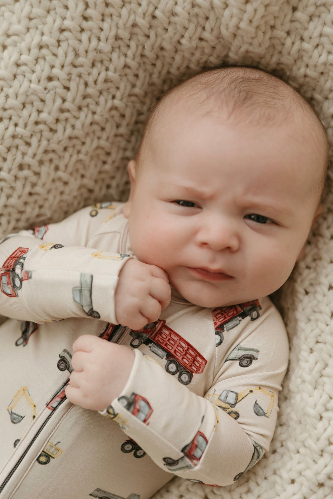 Truckin | Bamboo Zipper Pajamas