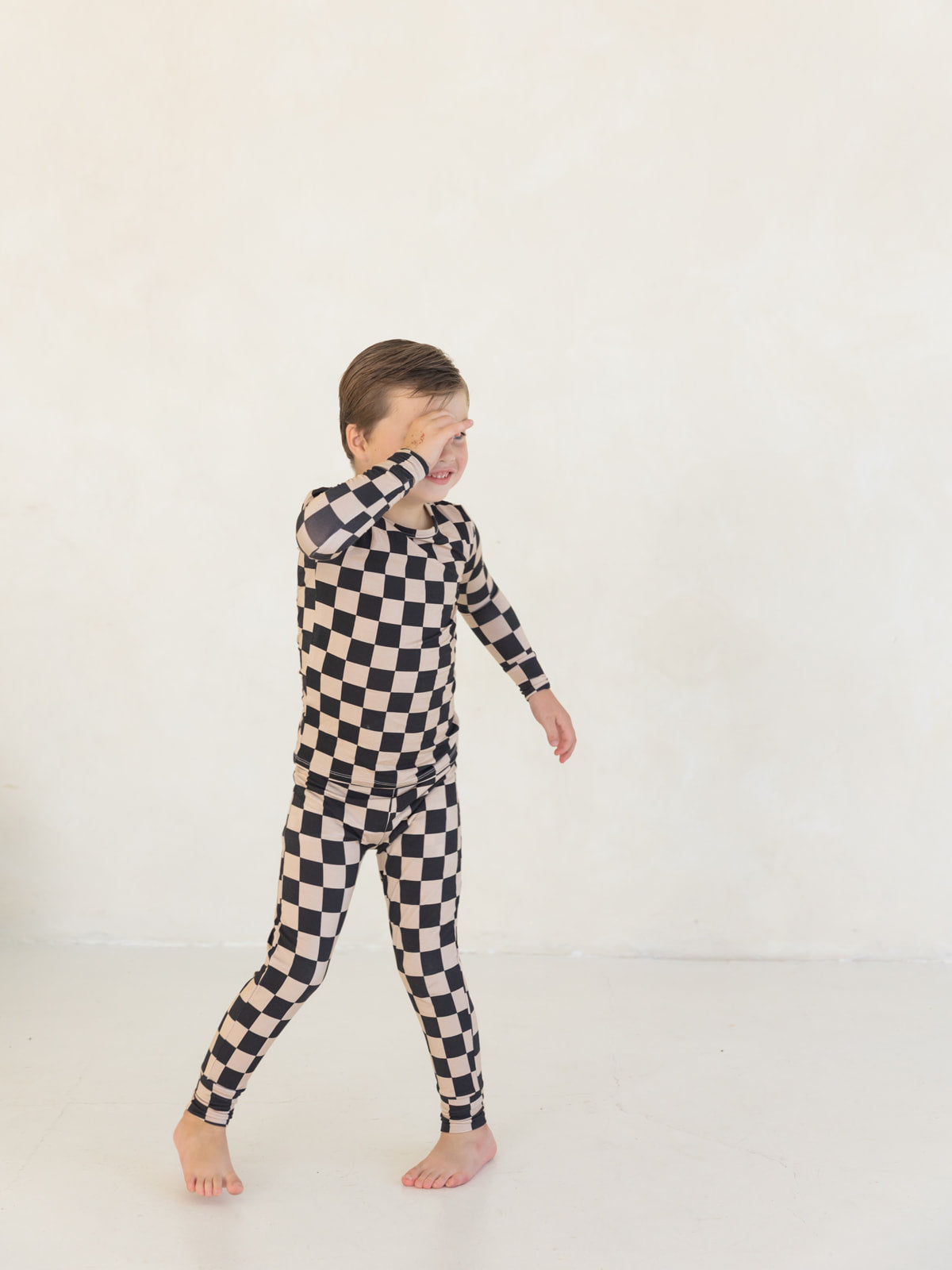 Checkerboard | Bamboo Two Piece Pajamas