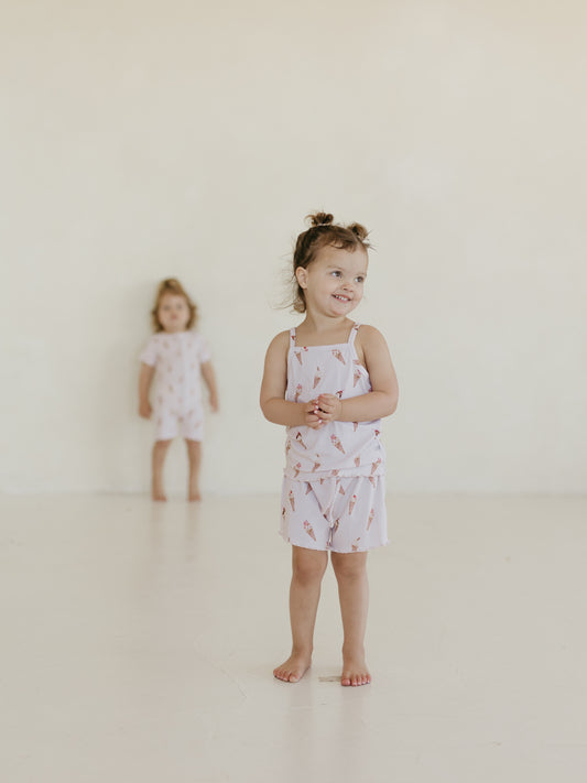 Ice Cream Dreams | Bamboo Short Set