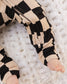 Checkerboard | Bamboo Zipper Pajamas